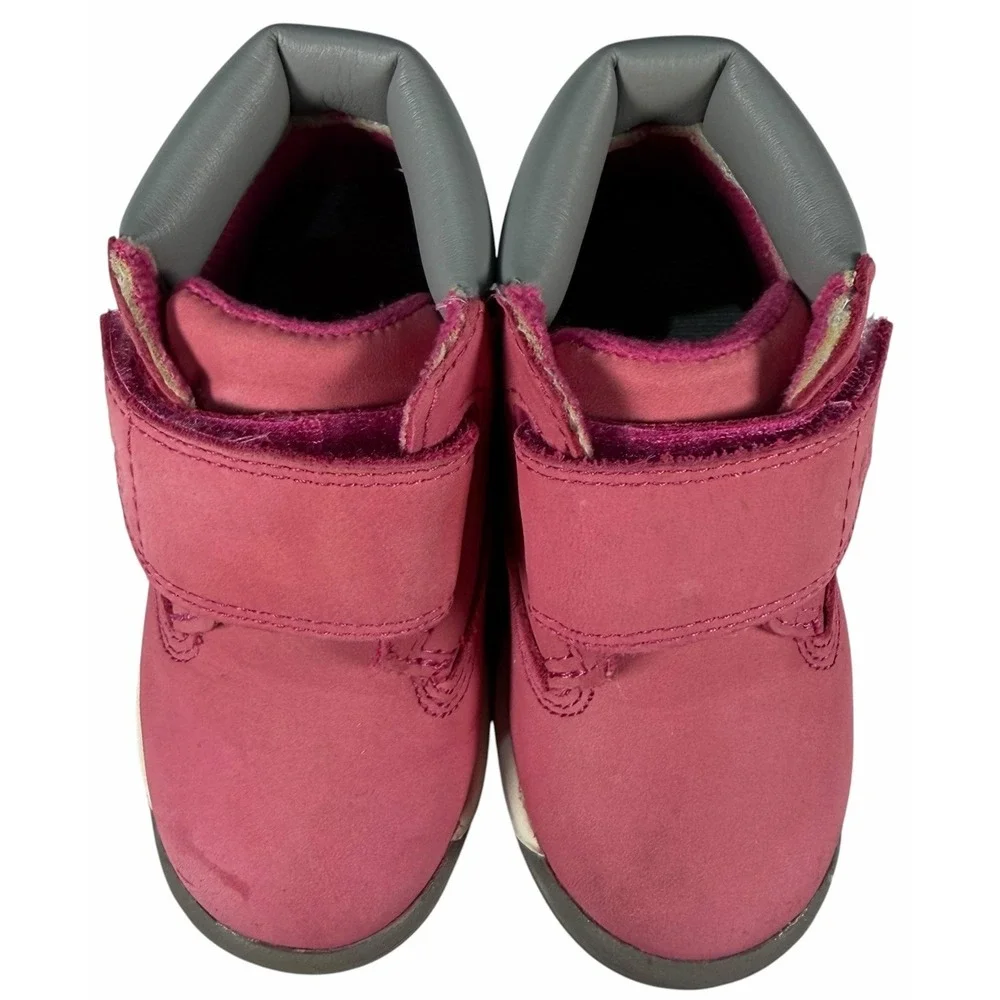 Timberland Toddler Girls Timber Tykes Hook & Loop Winter Waterproof Boots Size 5